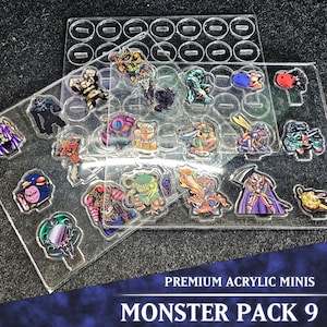 Miniature DDM 2D - Monster Pack 9 / Acrilico / Vista bifacciale