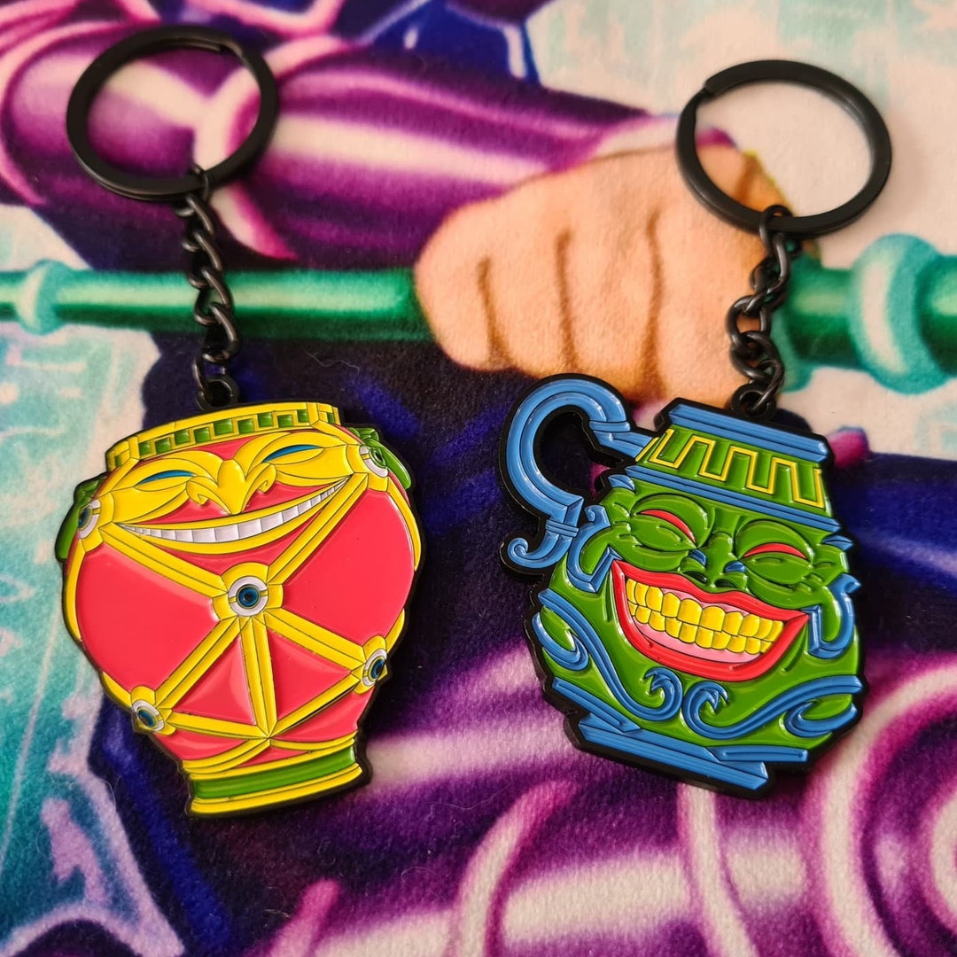 Pot of Greed & Jar of Greed Keychain Etsy