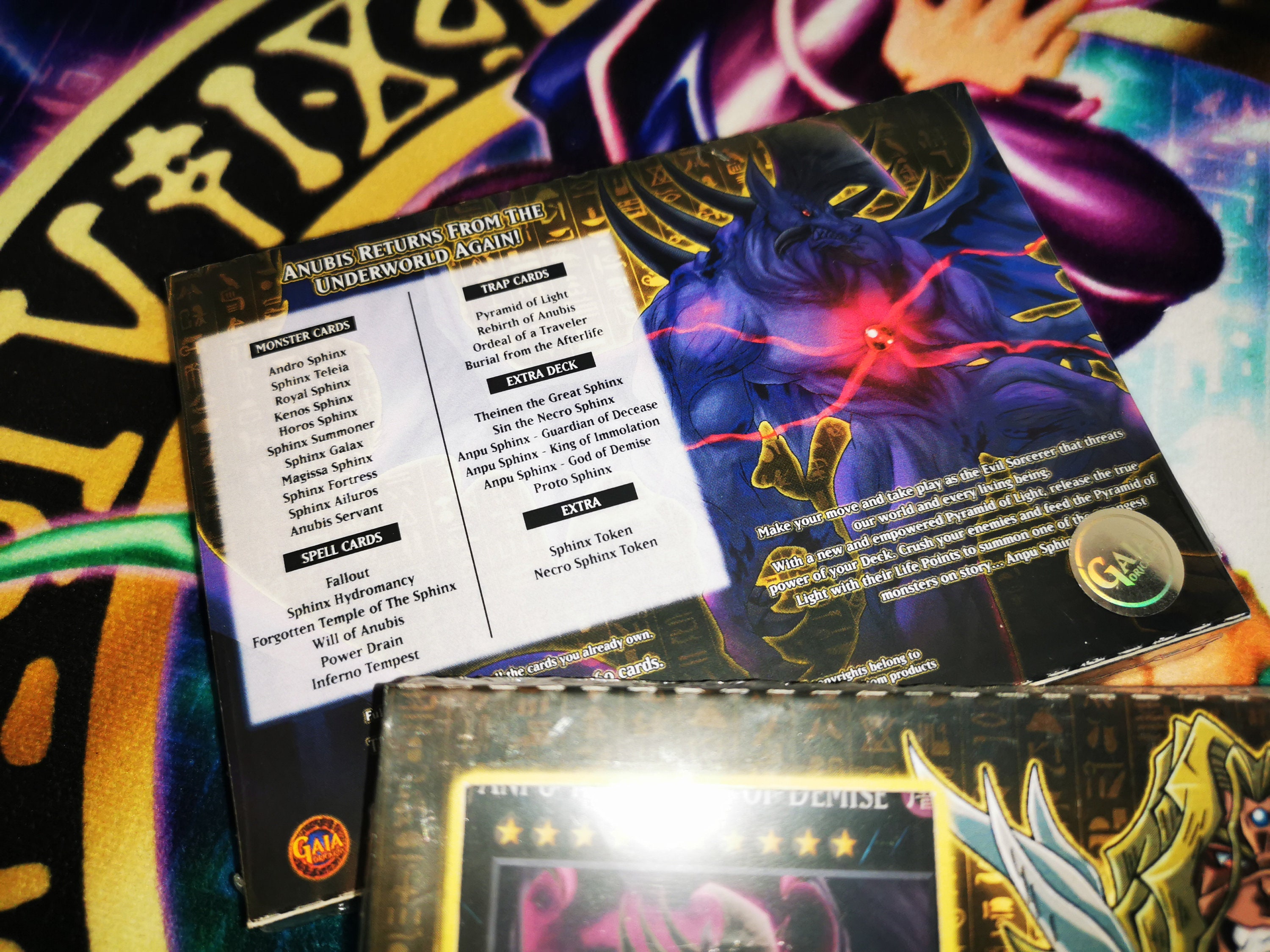 yugioh anubis deck Yu Gi Oh ThE End of TLM-ENSE4 : Toys & Games Description coming soon... Yu-Gi-Oh! inspired Battle Aura TCG