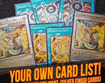 Proxy Cards (Your Own Card List) | Silver Finish