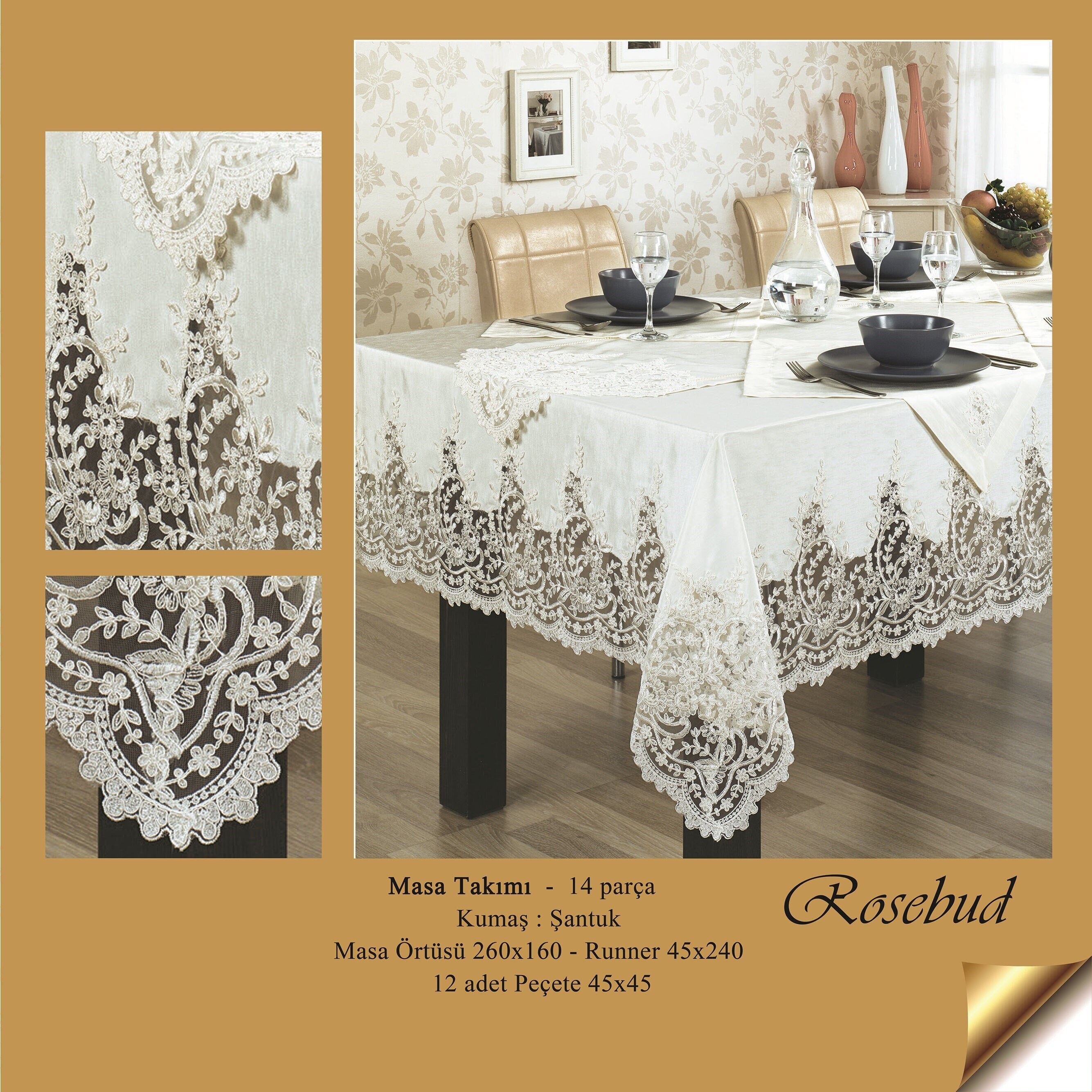 Quality Table Linens 14 Pieces Table Cloth Rectangle French Etsy