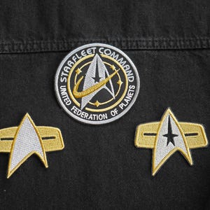 Star Trek Inspired iron-on Patches