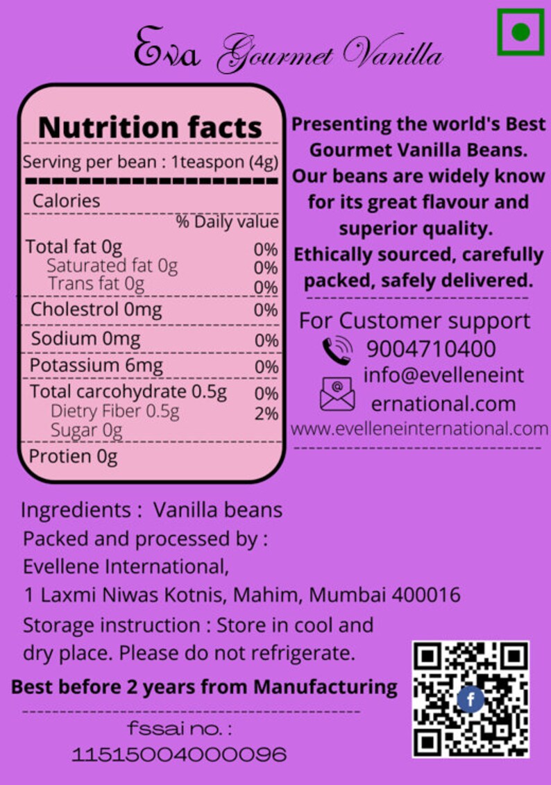 Vanilla Beans Grade A 1618cm Gourmet Vanilla Whole Vanilla Etsy