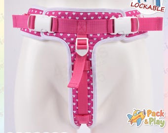 Lockable Diaper Belt - ABDL Classic. Soft, Secure, Timeless - Discrete (no side clips)