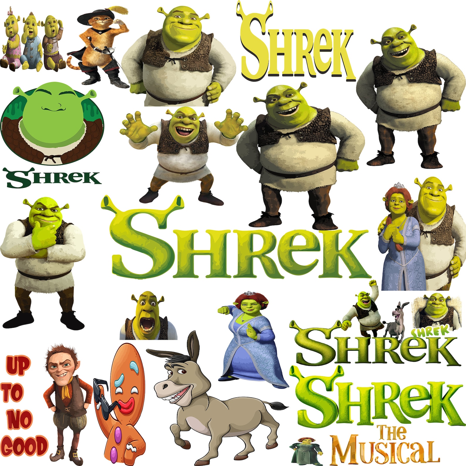 Shrek Files Vector Shrek Vector Svg Shrek Digital Download Shrek ...