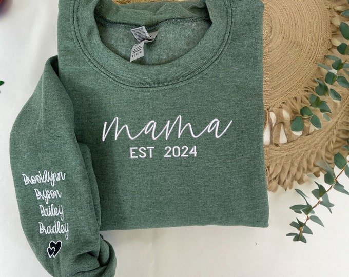 Christmas Embroidery Sweatshirt