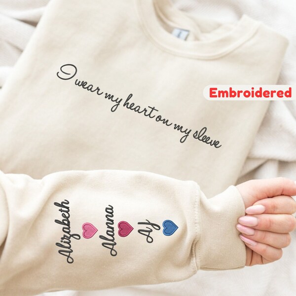 USA Embroidered Heart Baby Tee main image 1