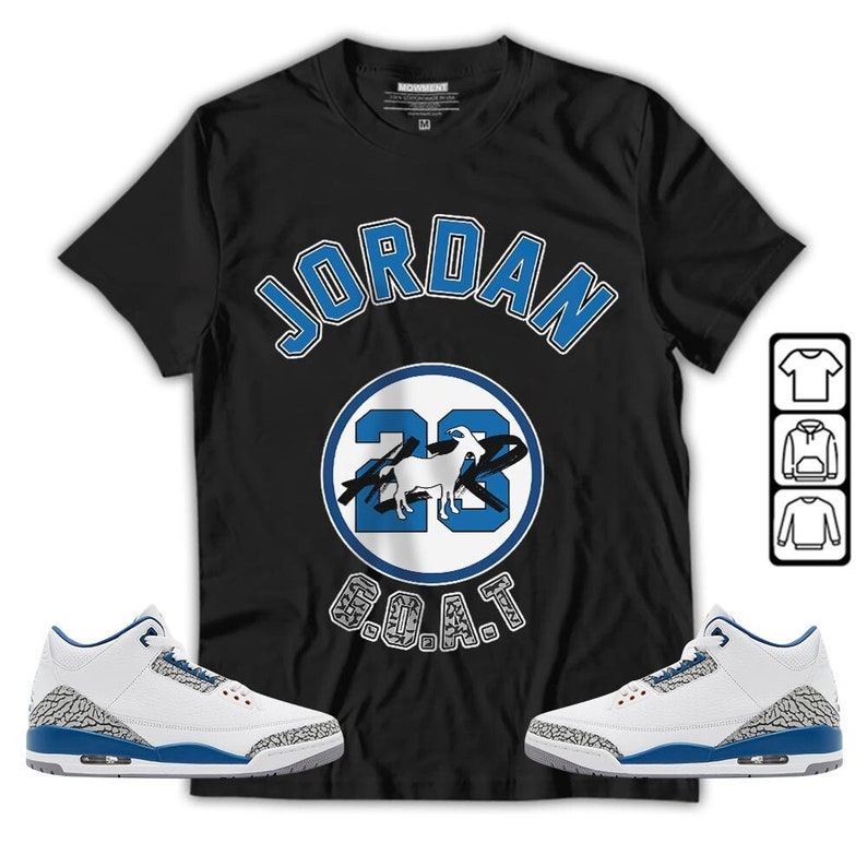Jordan Goat Air Unisex Sneaker Shirt Match Wizards 3s Tee - Etsy