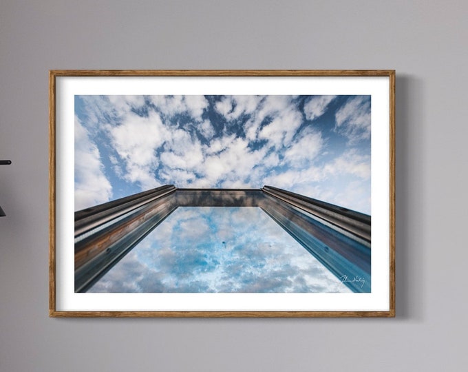 Futurum  • Abstract artistic photo suitable for office and homes • Clouds and Window