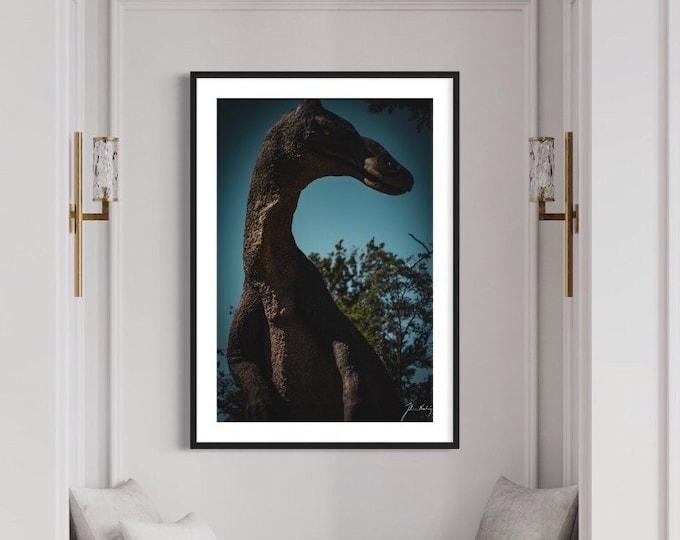 Dinosaur Series • Edmontosaurus photo • Gift idea for the dinosaurs lover • Ideal idea for Home and Office wall art decoration