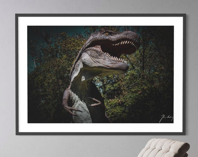 Dinosaurs Series - Tyrannosaurus Rex II • T Rex image for the dinosaur lover • Gift idea for Home and Office decoration