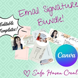 Real Estate Marketing Templates, Email Signature, Canva Templates