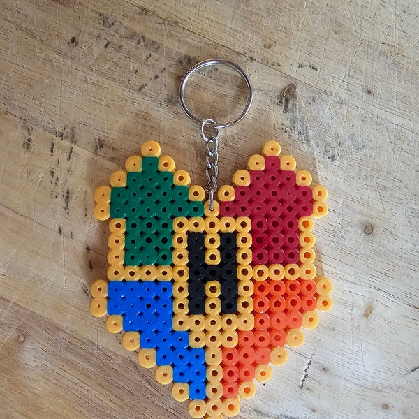 Porte-clé Harry Potter en perles hama