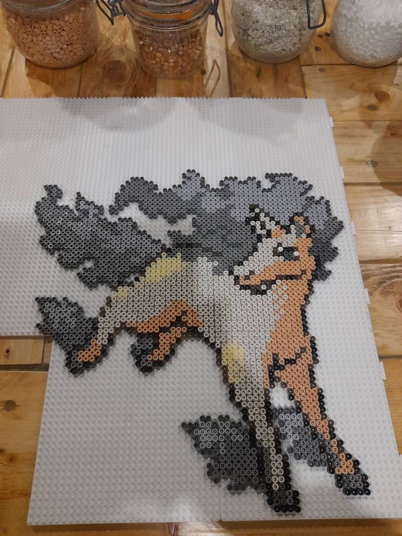 Galopa sprite génération 3 / shiny / pokémon / décoration / perles hama image 2