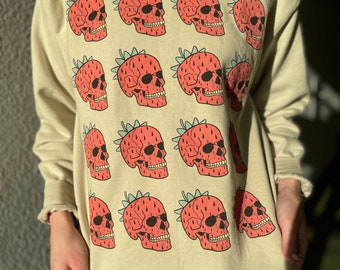 Strawberry Skulls ORIGINAL Crewneck Sweatshirt