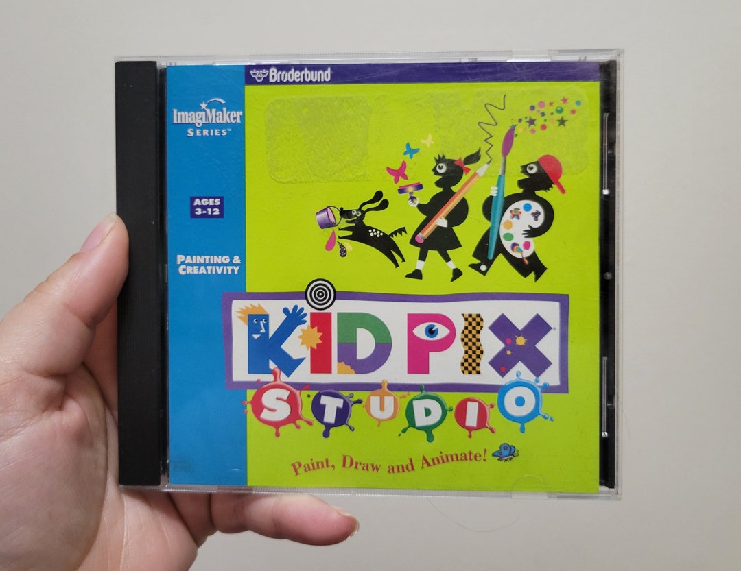 Kid Pix Studio PC 90s Game Vintage Game Vintage PC Game - Etsy