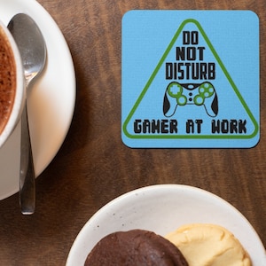 Customizable Gaming Coaster: Hardboard Gamer Gift