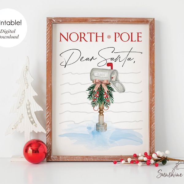 North Pole Letters Etsy