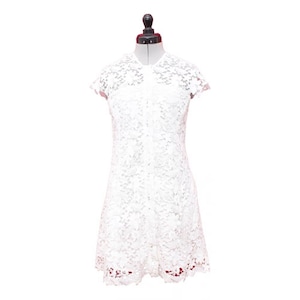 paul and joe sister lace dress Paul And Joe Sister Pink Lace Romantic Eyelet Mini Shift Dress New Size 6