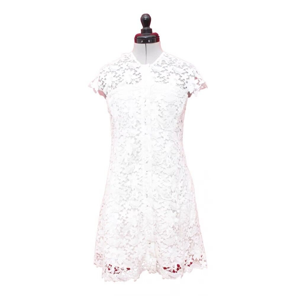 Paul & Joe sister designer midi dress in fine lace