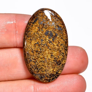 Natural Bronzite Gemstone, Oval Shape Bronzite, Loose Gemstone 34X21X5 mm 40 Carat Bronzite Crystal, Gift For Her Bronzite Cabochon