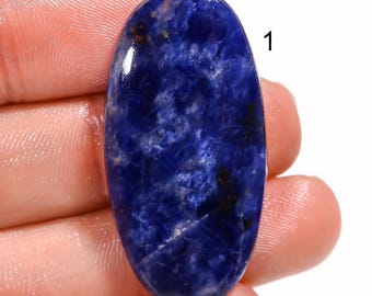 Natuurlijke sodaliet-edelsteen, blauwe sodaliet cabochon, losse edelsteen, hoogwaardige sodalietgenezing kristalsodaliet, sieraden maken
