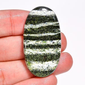 Natural Green Swiss Opal Gemstone, Oval Shape Green Swiss Opal Cabochon Loose 42X23X6 mm 51 Carat Green Swiss Opal Crystals Gift For Her
