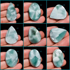 Natural Hemimorphite Gemstone Beautiful Hemimorphite Crystal Hemimorphite Cabochon Loose Stone Gift For Her Hemimorphite image 6