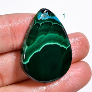 Cabochon di malachite naturale crisocolla pietra preziosa sciolta cristallo curativo malachite crisocolla pietra malachite crisocolla per la creazione di gioielli