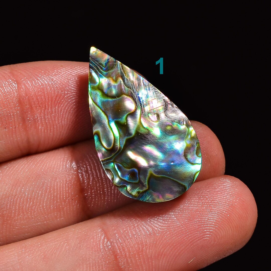 Abalone Shell Cabochon Loose Gemstone Natural Abalone Shell Healing ...