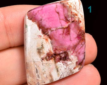 Natural Cobalt Calcite Gemstone Pink Cobalt Calcite Cabochon Flat Back Calcite Crystal Pink Cobalt Calcite Stone Use For Jewelry