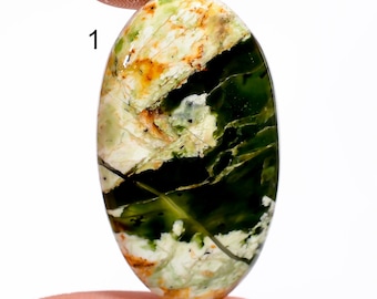 Natural Chrome Chalcedony Cabochon Loose Gemstone Healing Crystal Chrome Chalcedony Stone Chrome Chalcedony For Making Jewelry