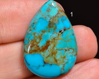 Kingman Turquoise Gemstone Natural Kingman Turquoise Cabochon Loose Stone High Quality Turquoise For Making Jewelry
