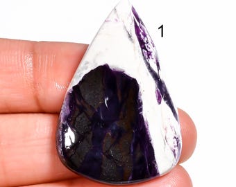 Natural Kammererite Cabochon Loose Gemstone Kammererite Heling Crystal Stone Kammererite Stone For Making Jewelry Gift For Her