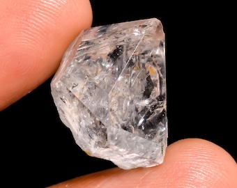 Natural Herkimer Diamond, Herkimer Diamond Rough 18X13X11 mm 21 Carat Herkimer Diamond Raw, Herkimer Diamond Stone Herkimer Diamond Crystal