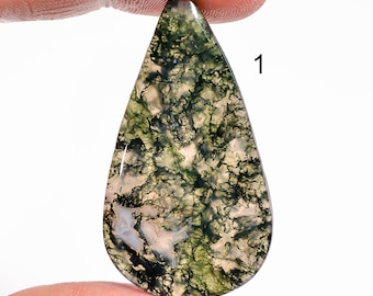 Moss Agate Gemstone, Natural Moss Agate Loose Stone Moss Agate Crystal Gift For Her Moss Agate Use For Jewelry