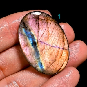 Pietra preziosa naturale multi fuoco Labradorite Gioco di fuoco Labradorite Cabochon Cristallo di Labradorite per realizzare gioielli Regalo per lei
