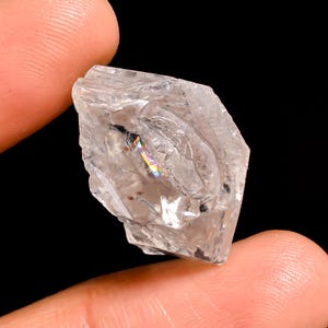 Diamante Herkimer naturale, diamante Herkimer grezzo 22X18X11 mm, diamante Herkimer grezzo da 25 carati, pietra di diamante Herkimer, cristallo di diamante Herkimer