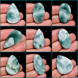Natural Hemimorphite Gemstone Beautiful Hemimorphite Crystal Hemimorphite Cabochon Loose Stone Gift For Her Hemimorphite image 5