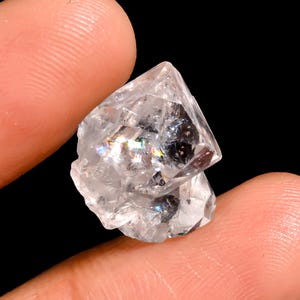 Diamante Herkimer naturale, diamante Herkimer grezzo 15X12X8 mm, diamante Herkimer grezzo da 11 carati, pietra di diamante Herkimer, cristallo di diamante Herkimer