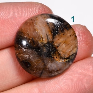 Chiastolite naturale Cabochon Pietra preziosa sciolta Chiastolite Cristallo Chiastolite Pietra per realizzare gioielli regalo per lei