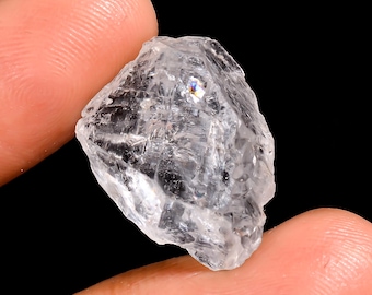 Natural Herkimer Diamond, Herkimer Diamond Rough 20X17X9 mm 18 Carat Herkimer Diamond Raw, Herkimer Diamond Stone Herkimer Diamond Crystal