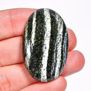 Natural Green Swiss Opal Gemstone, Oval Shape Green Swiss Opal Cabochon Loose 40X25X7 mm 72 Carat Green Swiss Opal Crystals Gift For Her