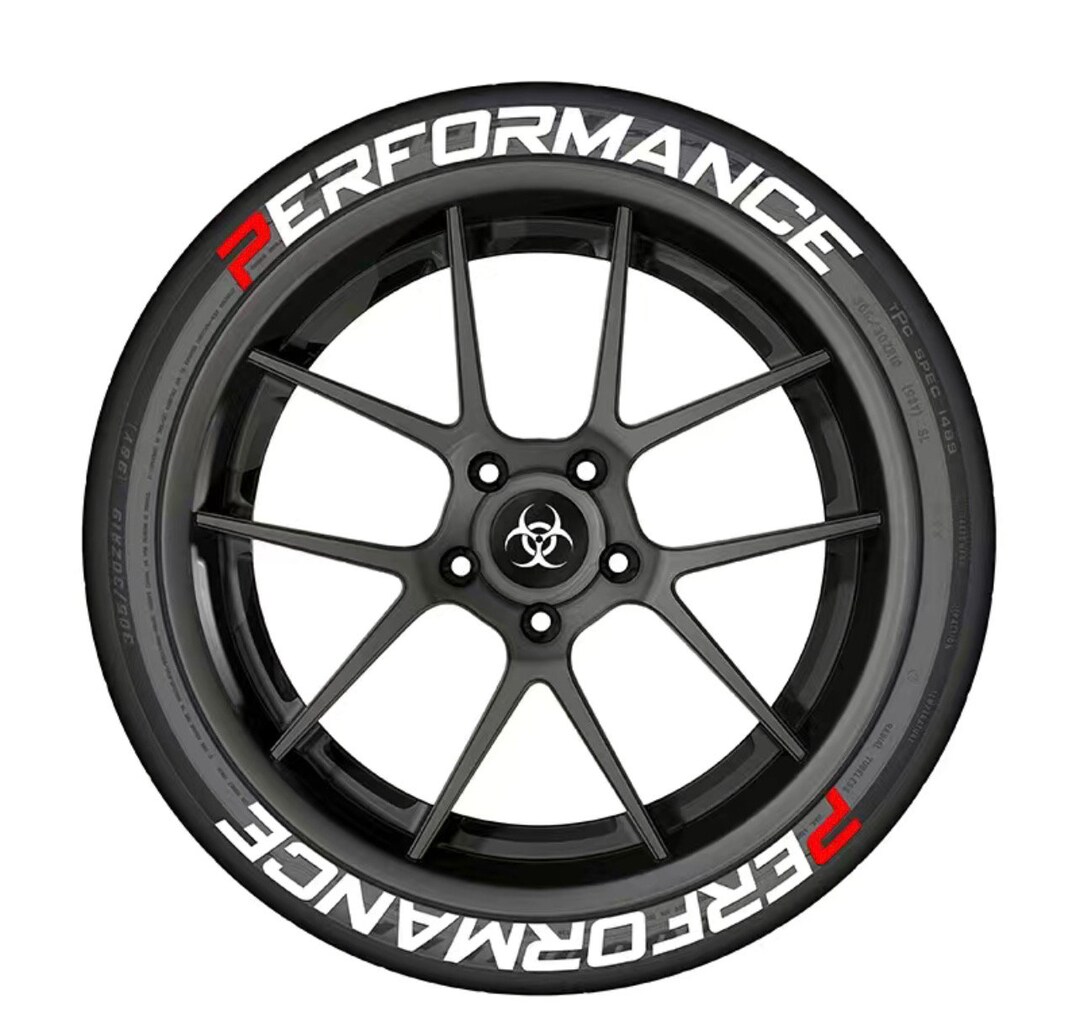 Performance Tyre Stickers 8 Pack - Etsy