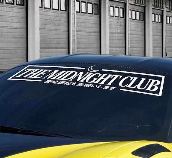 Front sale windshield sticker