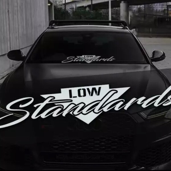 Car Decal Low Standards Etsy