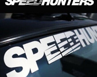 SpeedHunters Car Windscreen Sticker (All Colours & Sizes)