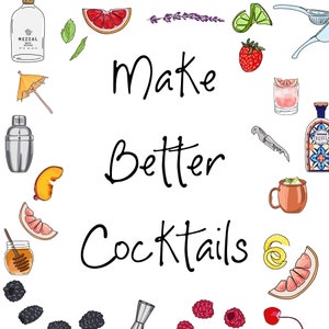 Crea cocktail migliori: 15 ricette fresche e semplici Ebook Poster