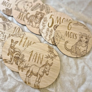 Cartes étapes animaux