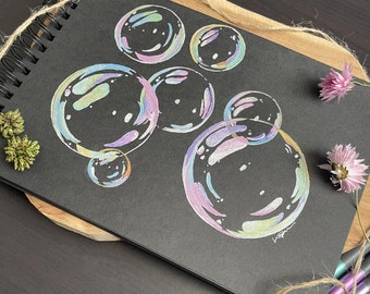 Marker illustration "Soap bubbles"